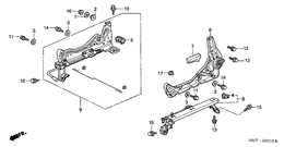 Front seat components