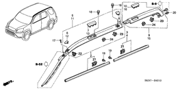 Molding/roof garnish