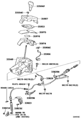 Shift Lever & Retainer