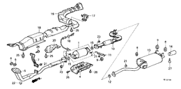 Exhaust pipe/silencer