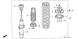 Front shock absorber