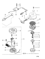 Recoil And Ignition Components (Breaker Point Ignition)