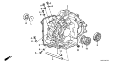 Torque converter housing
