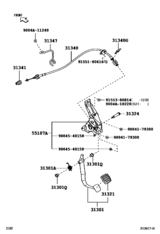Clutch Pedal & Flexible Hose