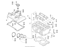 Cylinder Head And Intake Flange Assembly