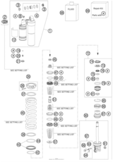 Shock Absorber Disassembled