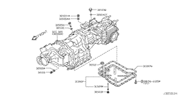 Transmission case & clutch release