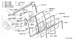 Back door panel & window