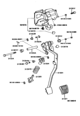Clutch Pedal & Flexible Hose