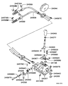 M/t floor shift linkage
