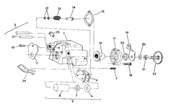 Rear brake assembly