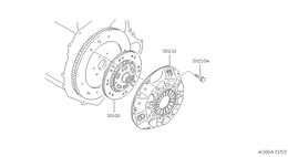 Clutch cover, disc & release parts