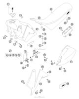 Tank, Seat, Cover