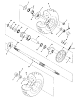 Rear wheel drive assembly