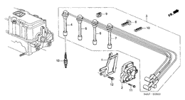 High tension cord/plug