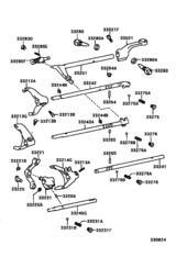 Gear Shift Fork & Lever Shaft (Mtm)