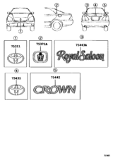 Emblem & Name Plate (Exterior & Interior)