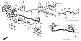Brake hose/brake pipe