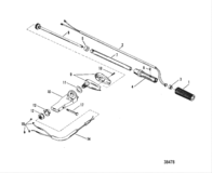 Steering Handle Assembly (Mariner)(Manual)