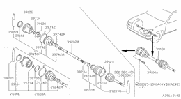 Front drive shaft (ff)