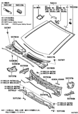 Cowl Panel & Windshield Glass