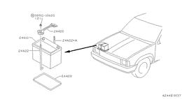 Battery & battery mounting
