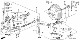 Brake master cylinder/ master power