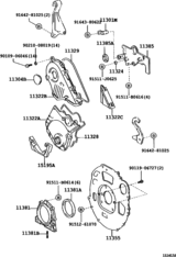 Timing Gear Cover & Rear End Plate