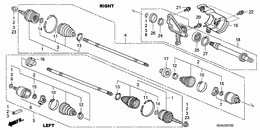 Front driveshaft/half sha ft