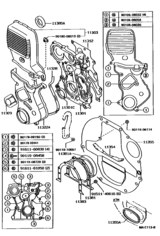 Timing Gear Cover & Rear End Plate