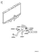A/t oil cooler & tube