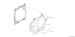 Radiator, shroud & fitting