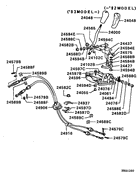 M/t floor shift linkage