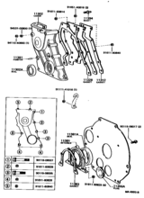 Timing Gear Cover & Rear End Plate