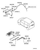 Rear window wiper & washer