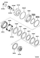 Center Support & Planetary Sun Gear (Atm)