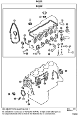 Engine Overhaul Gasket Kit