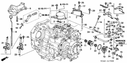 Oil level gauge/ atf pipe
