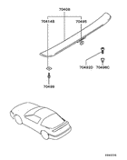 Rear garnish & moulding