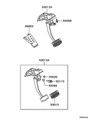 Brake & clutch pedal
