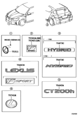 Emblem & Name Plate (Exterior & Interior)