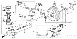 Brake master cylinder/ master power