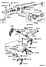 Gear Shift Fork & Lever Shaft (Mtm)