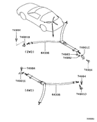 Mirror,grips & sunvisor