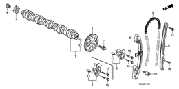 Camshaft/cam chain
