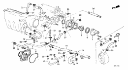 Water pump/thermostat