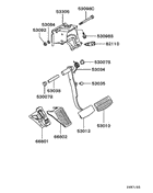 Brake & clutch pedal