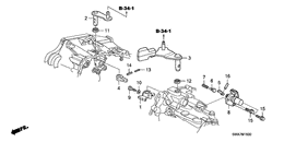 Shift arm/shift lever