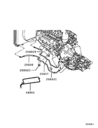 A/t oil cooler & tube