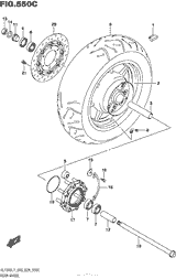 Rear Wheel (Vl1500Bl7 E33)